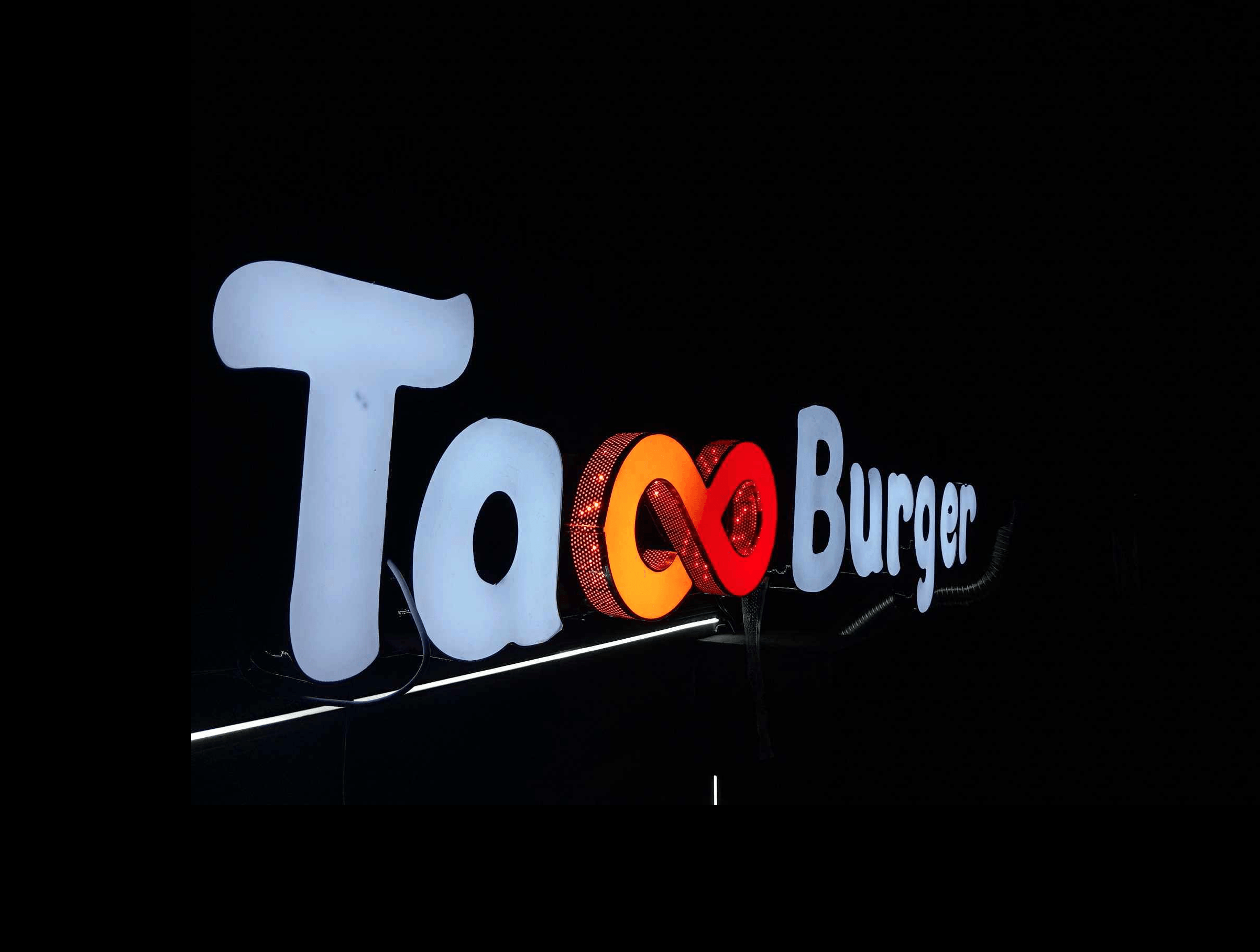 Taco burger